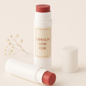 Lip Balm Artesanal com Cor
